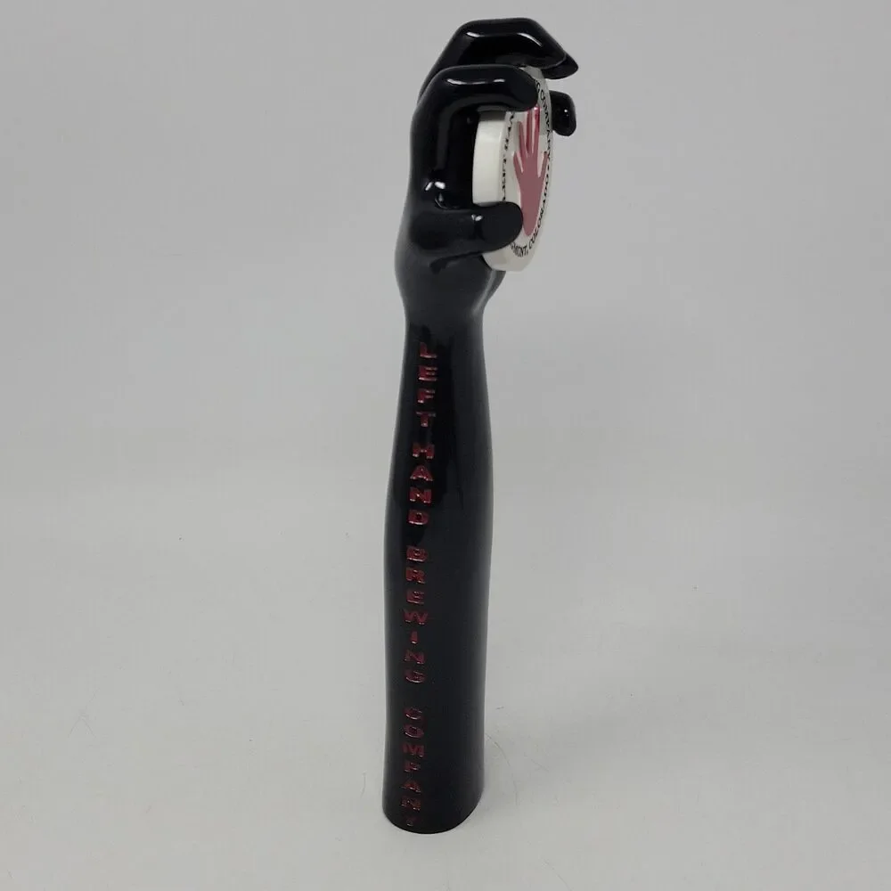 Left Hand Brewing Craft Beer Bar Tap Handle Kegerator Black Red 10